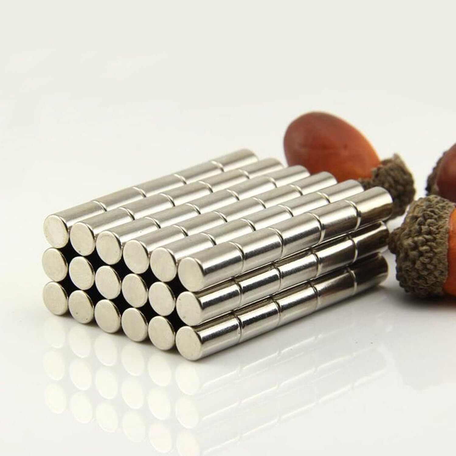 lot 100 50 6mm X 10mm Neodymium Disc Strong Rare Earth N50 Small Fridge Magnets