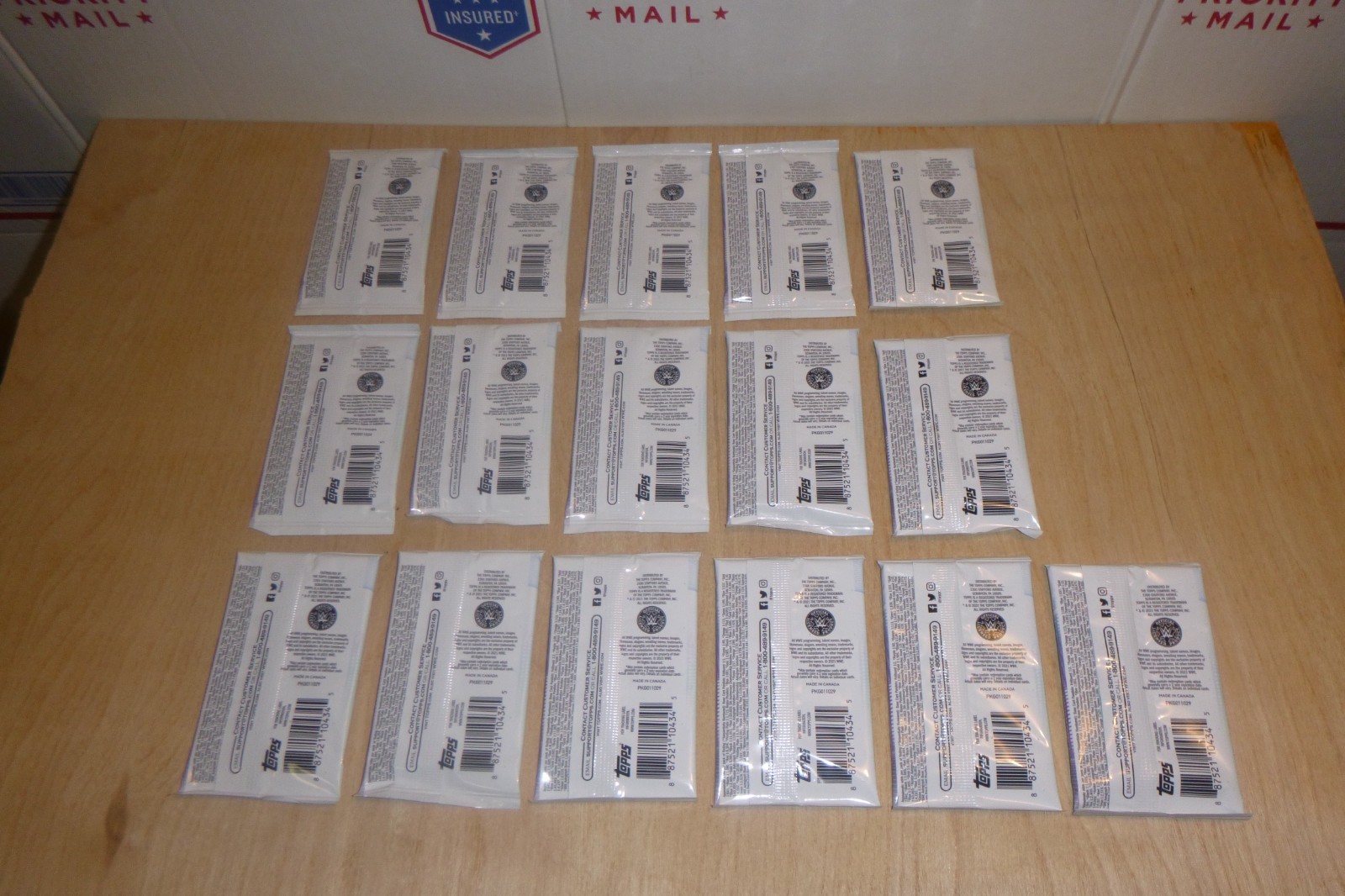 2021 Topps Women's Division Wrestling Lot of 16 Factory Sealed Packs