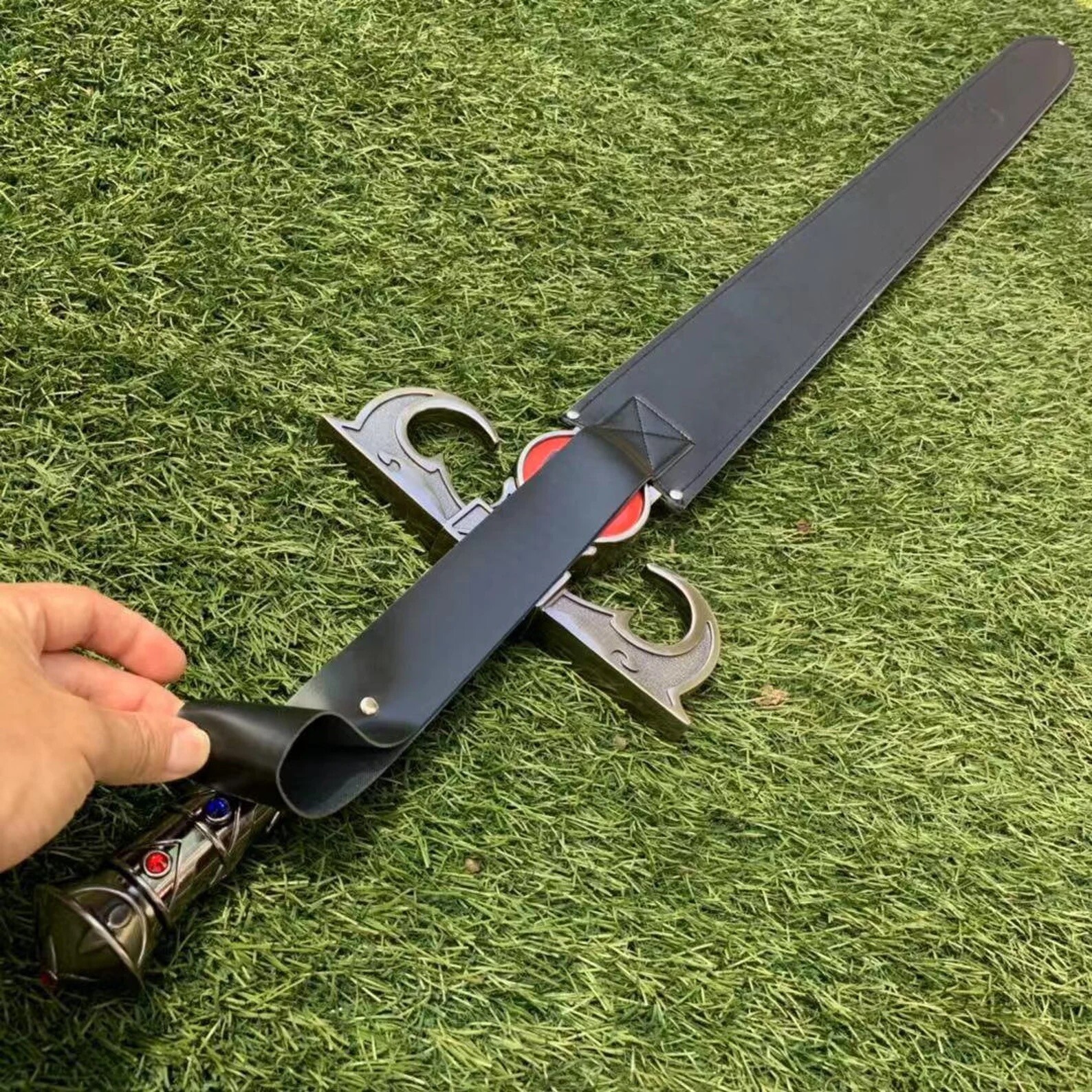 47" ThunderCats Sword Of Omen Lion O Sword New Version w/ Leather Sheath