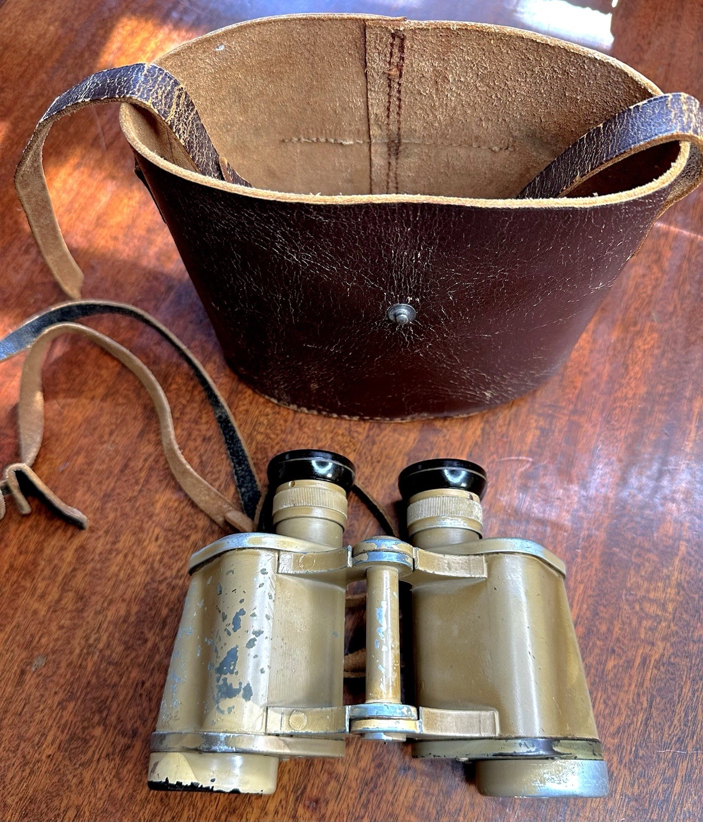 Dienstglas 6x30 DDX Desert Tan German Infantry WWll Binoculars SN 337732