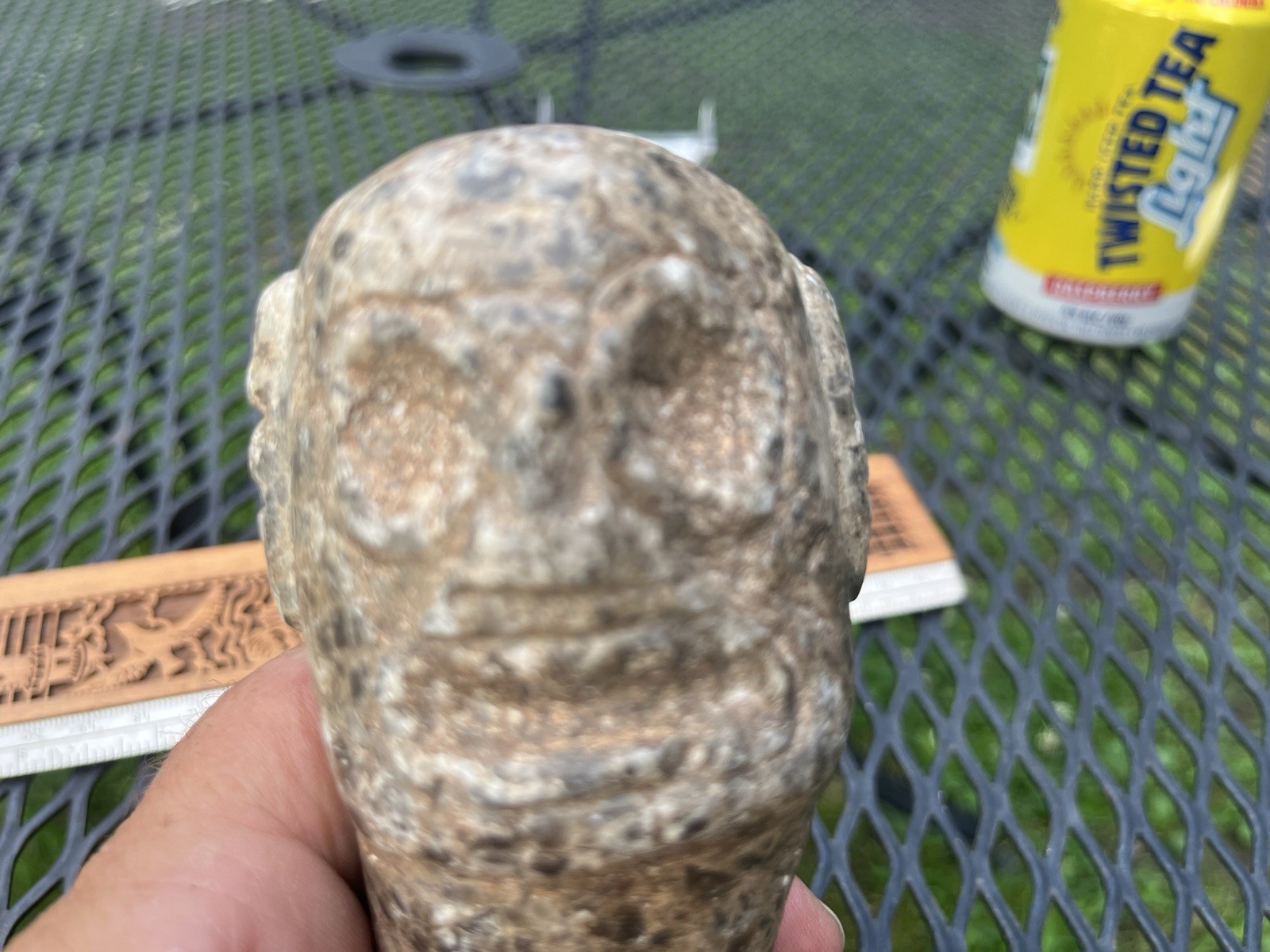 Big Taino Stone Tool Rare PreColumbian Ancient Artifact Arawak Caribe Mayan