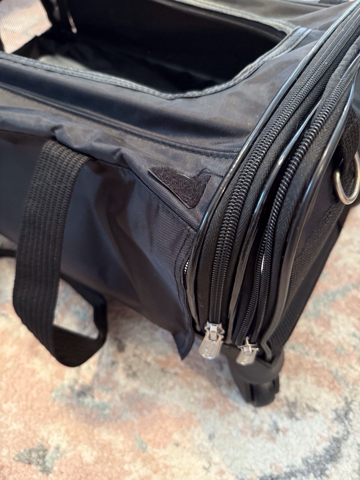 Sherpa Ultimate On Wheels Pet Carrier Airline Approved, Used One Time! Clean!