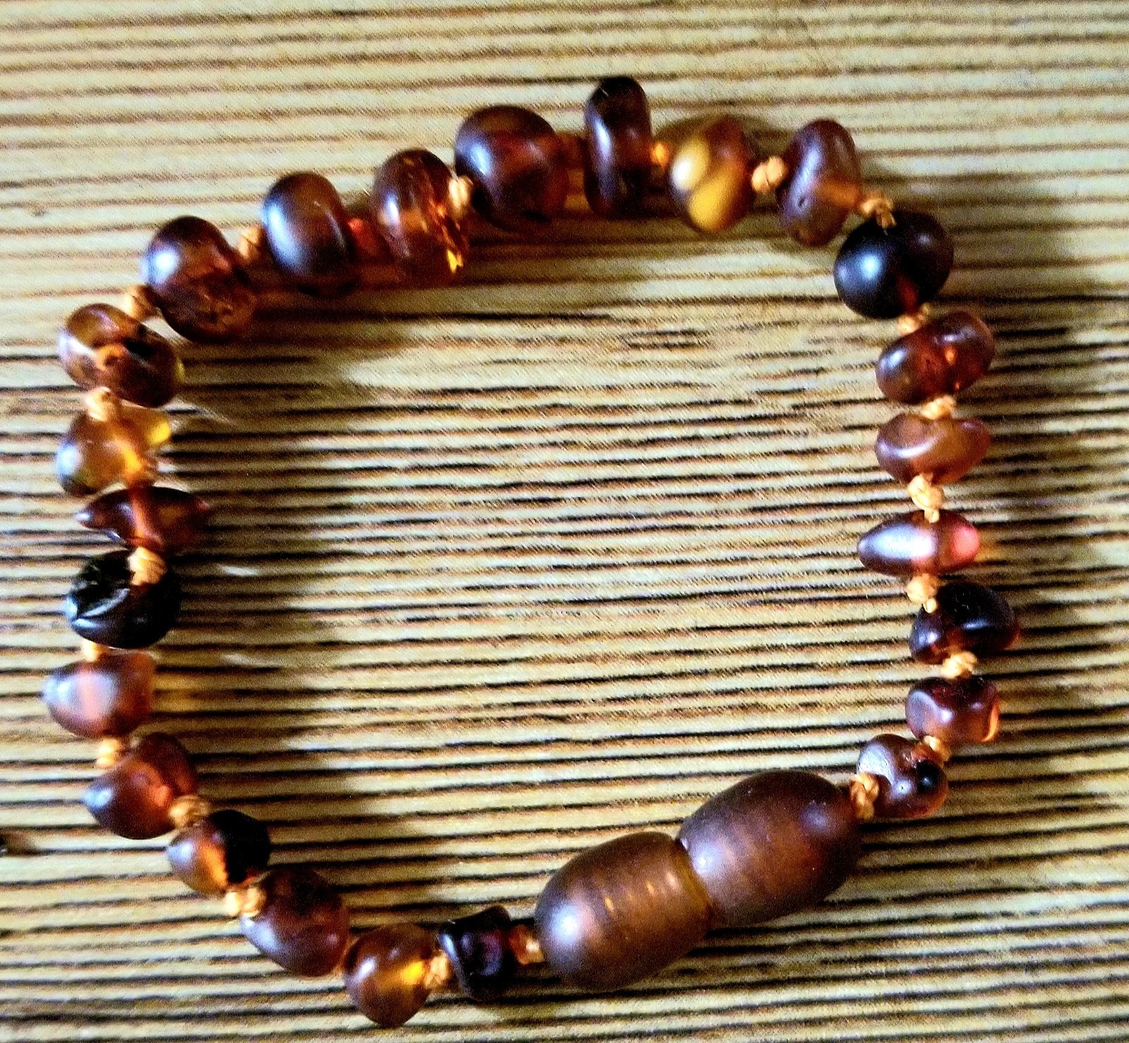 Puramber Genuine Baltic Origin Amber Necklace 12.5" and 5.5" Bracelet. New