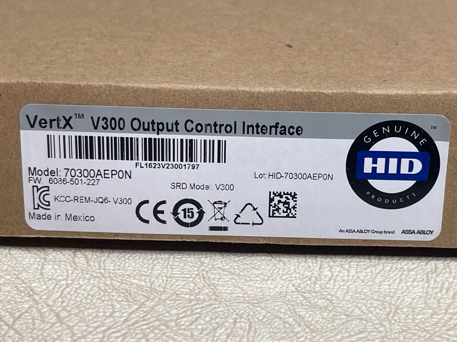 NEW HID VertX V300 Output Control Interface