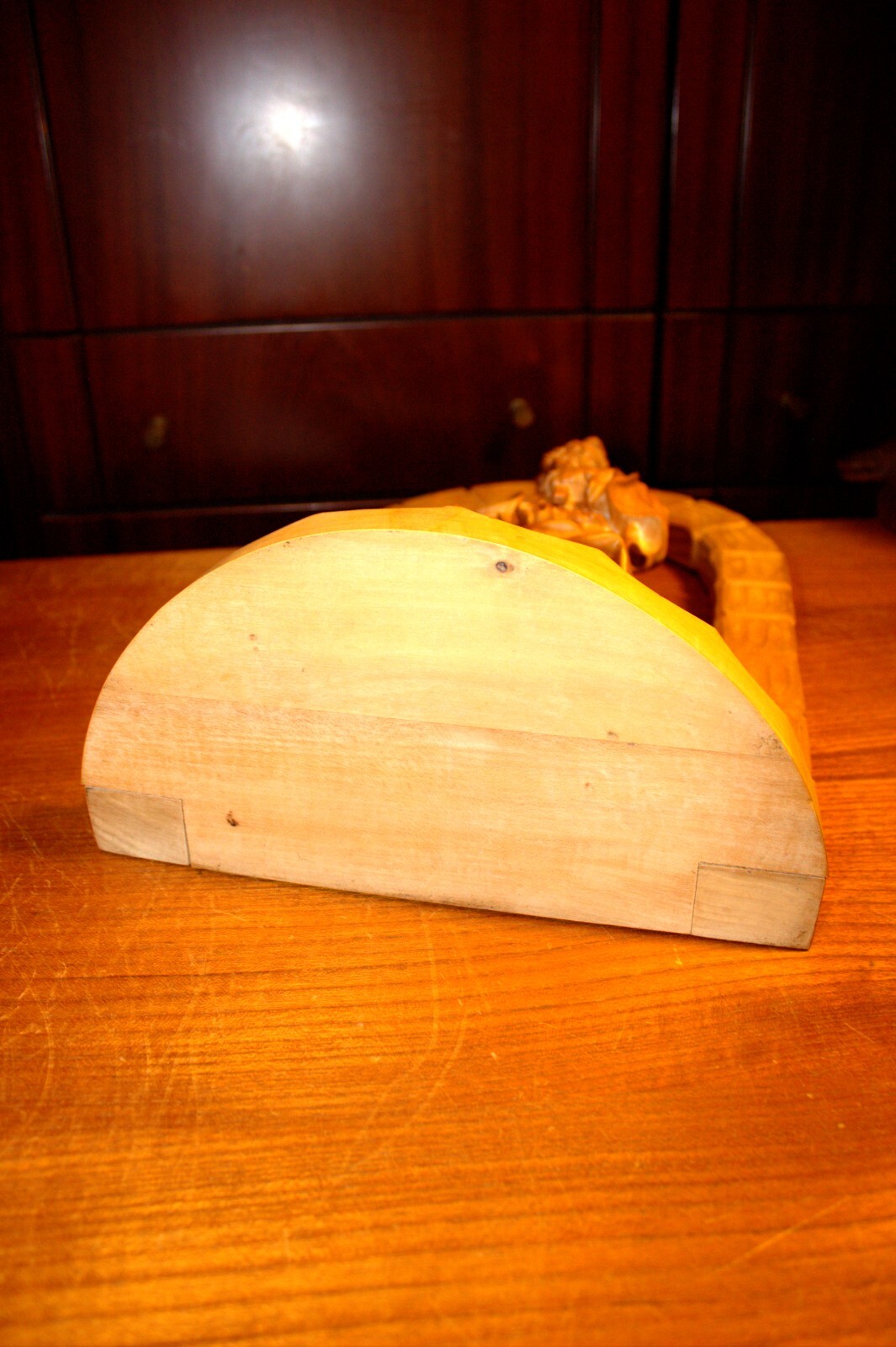 11.6"/16" HAND CARVED WOOD PATRON SAINT JOSEPH CARPENTER FIGURE STATUE SCULPTURE