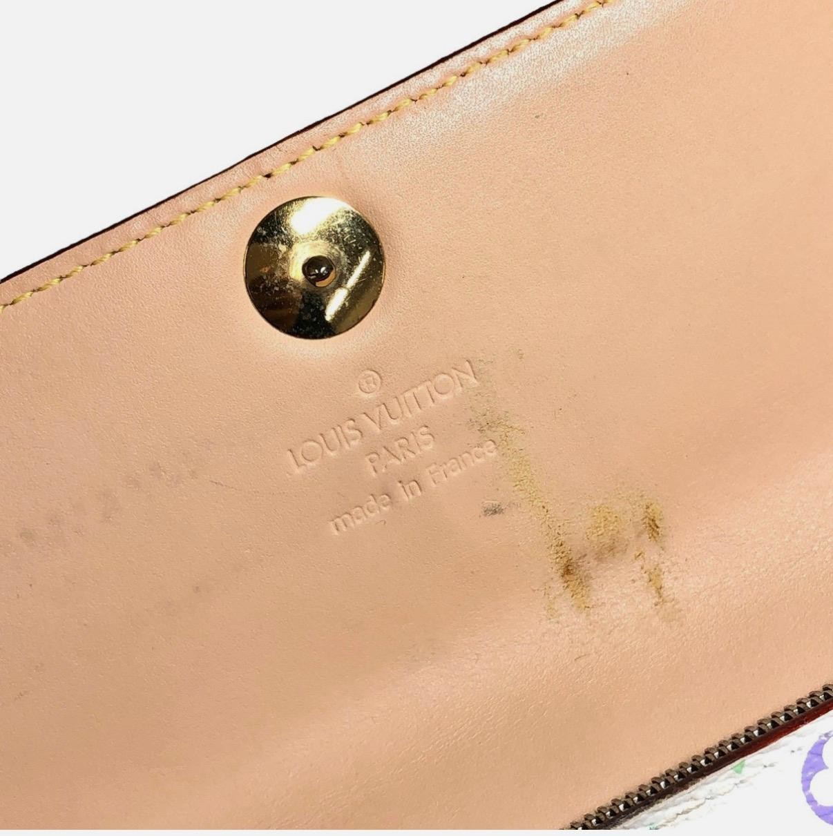 Auth Louis Vuitton Portefeuille Sarah NM Long Wallet Monogram Multicolore M93532