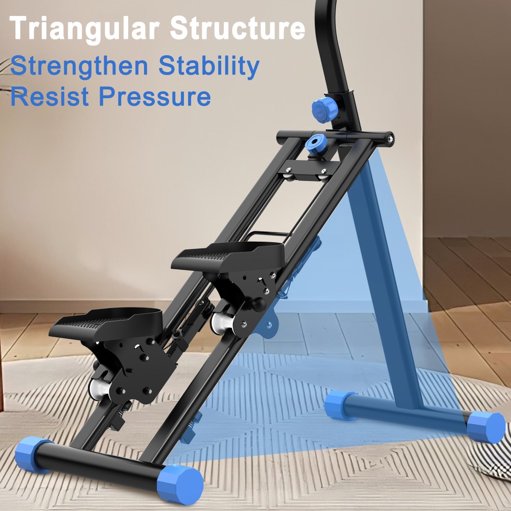 Blue Stair Stepper for Home Gym Exercise, Vertical Climber Exercise Machine