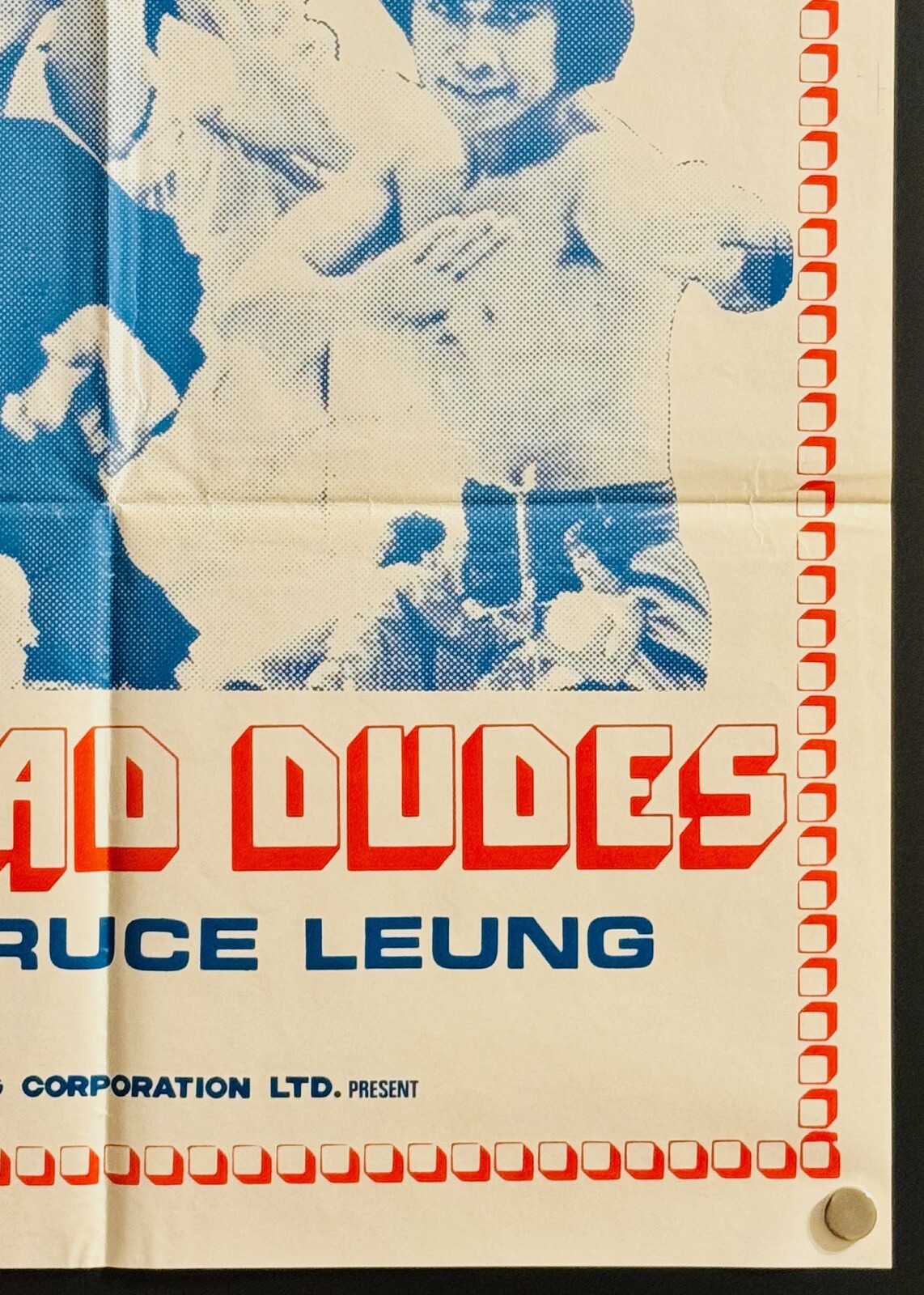 Four Bad Dudes (1977) Original One Sheet Movie Poster – Excellent **Kung Fu**