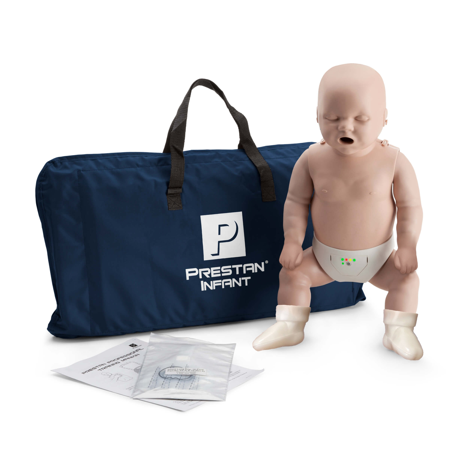 CPR Training Kit w. Adult & Infant Manikin WITH Feedback & AED UltraTrainer