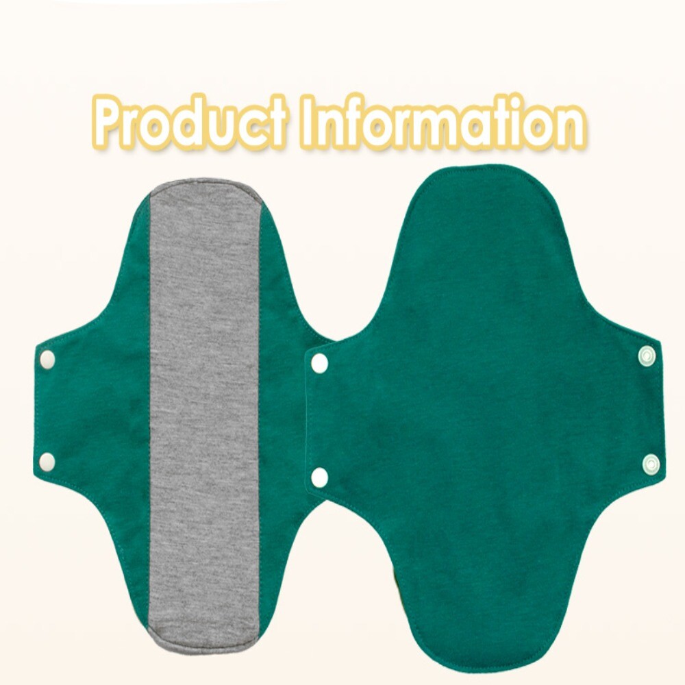 6Pcs Reusable Panty Liner Nursing Pad for Women Washable Menstrual Cloth Pads