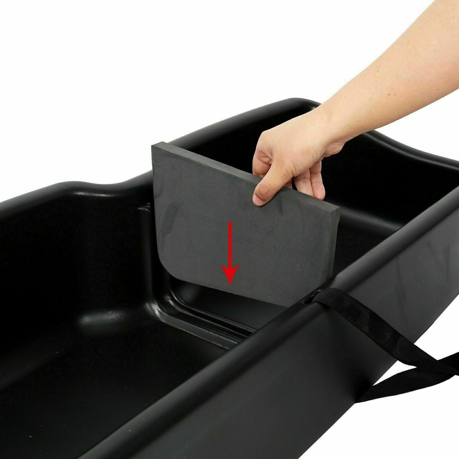 New Under Seat Storage Box Organizer For 2015-2020 Ford F150 SuperCrew Cab 09281