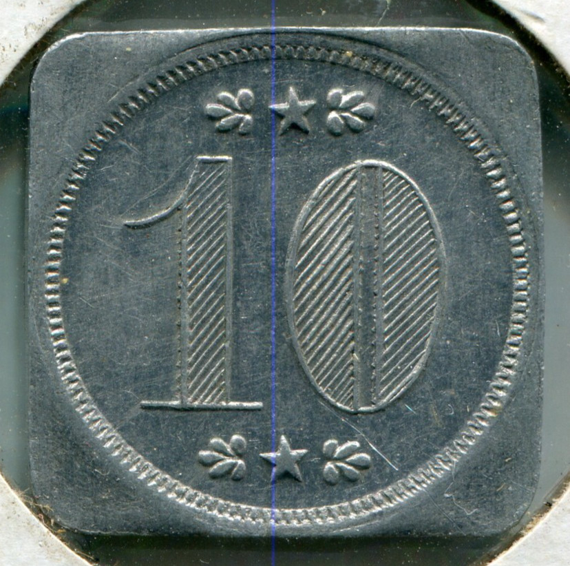 Vintage Saint Mary's Church Marion Heights Pennsylvania 10 Star Token PA 23.7mm