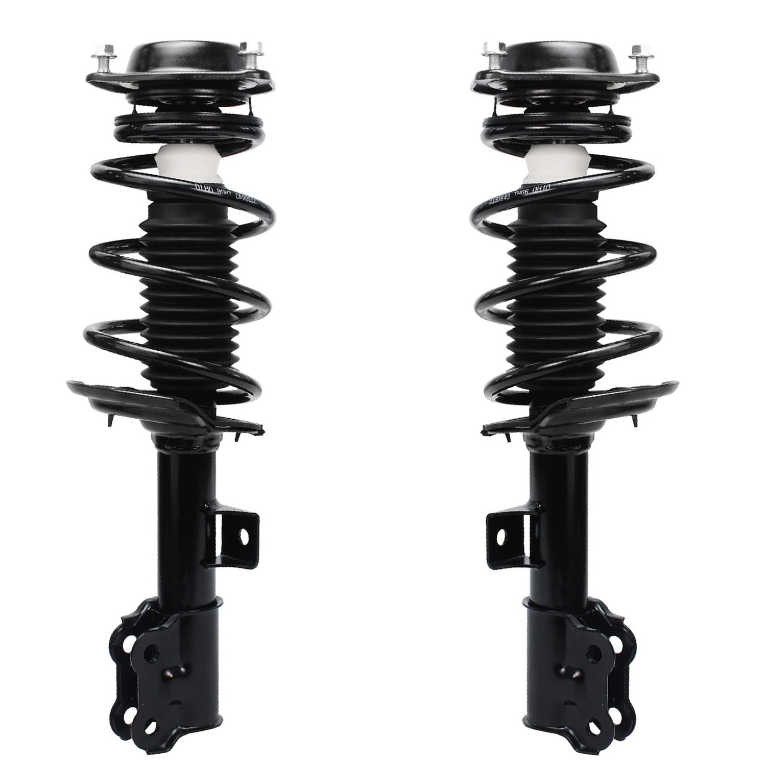 Front Struts w/ Coil Springs Sway Bars Tie Rods for 2011 - 2016 Hyundai Elantra