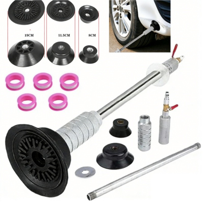 Air Pneumatic Dent Puller Car Auto Body Repair Suction Cup Slide Tool Hammer Kit
