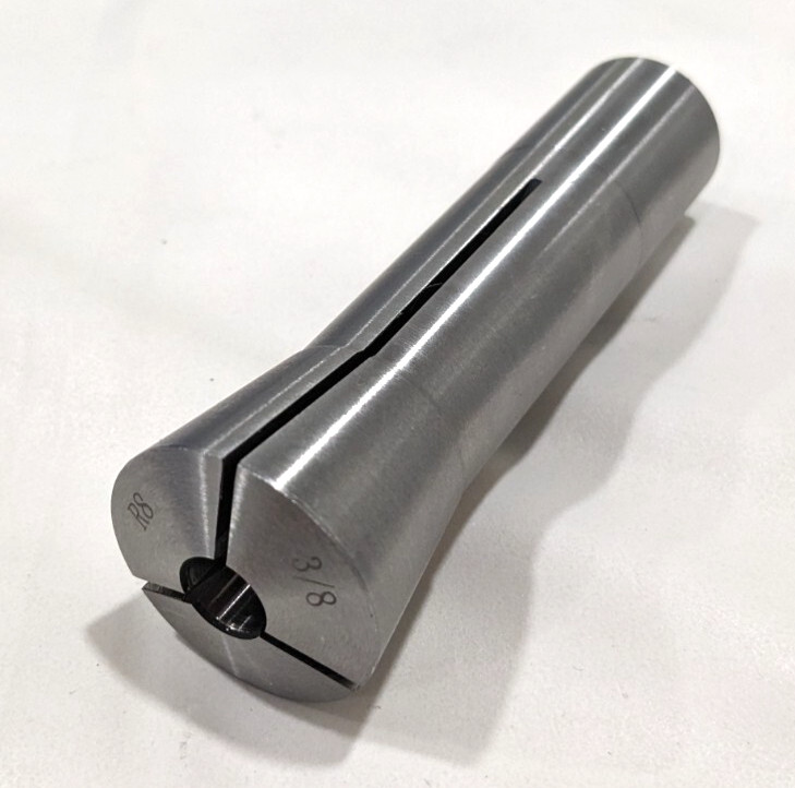 R8 Round Collet  3/8"  7/16-20 Drawbar Thread  Steel  231-4724