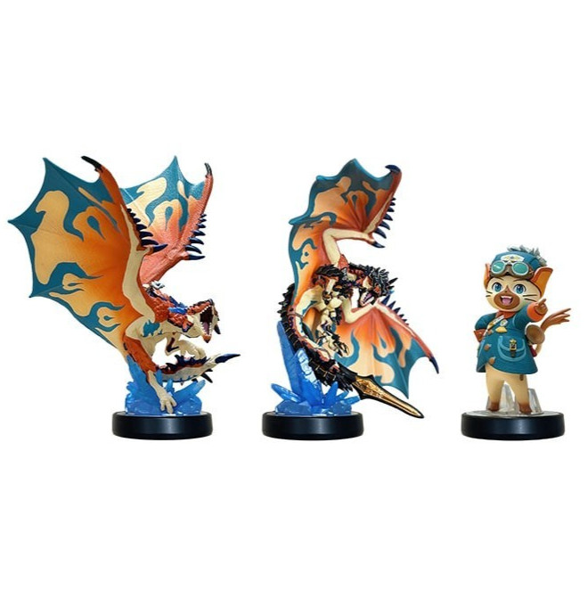 Nintendo Amiibo Monster Hunter Stories 3 Rathalos Rathalos V Rudy Set of 3 New