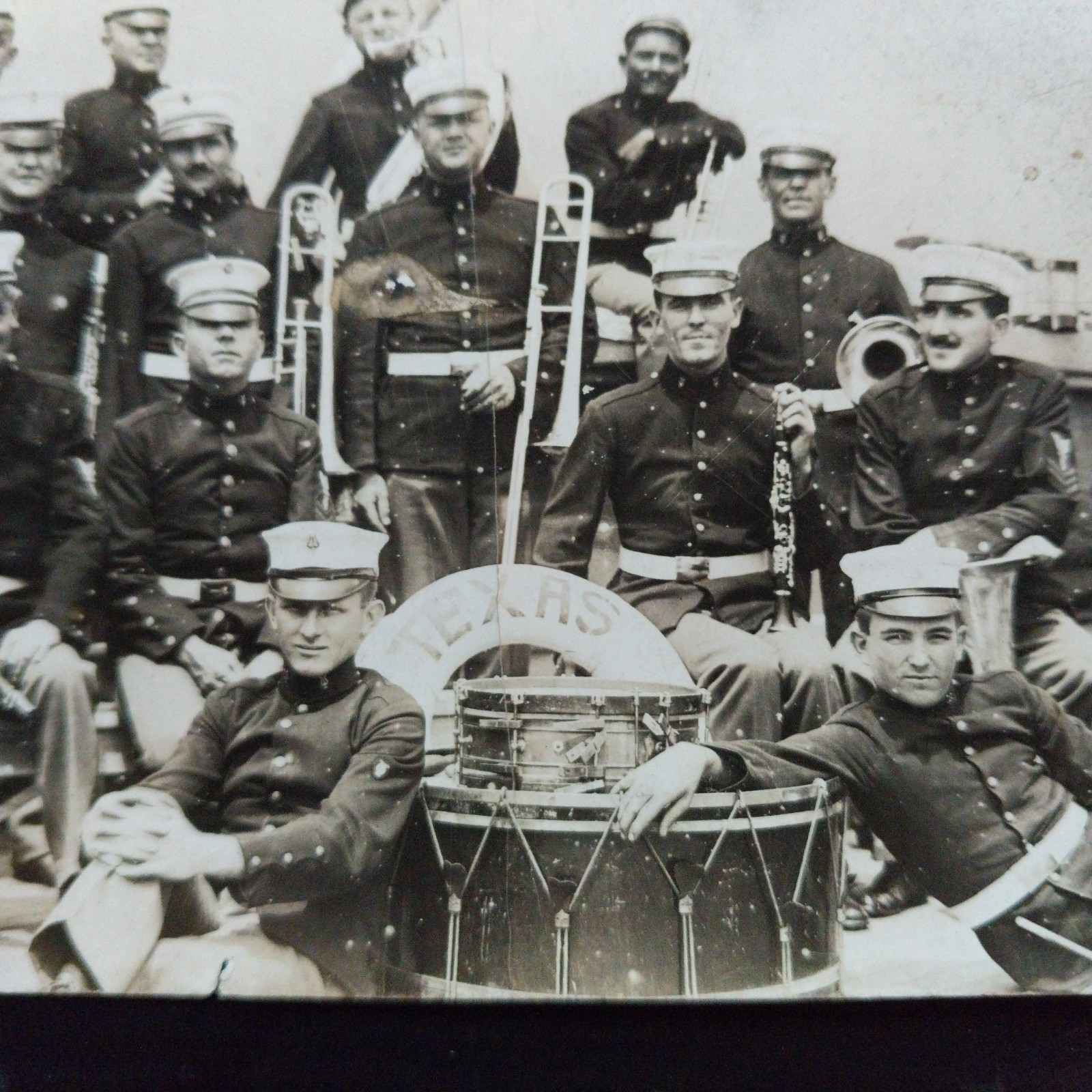 U.S.S. Texas BB-35 Brass Band c WWI