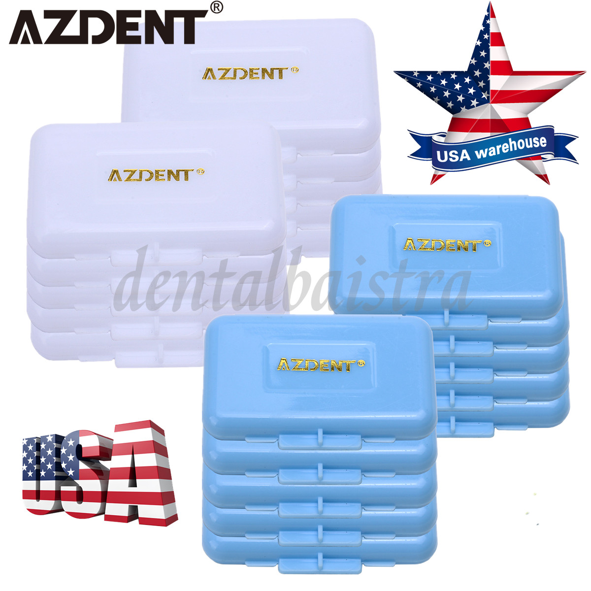 AZDENT Dental Orthodontics Wax Mint / Original Scent For Braces Gum Irritation