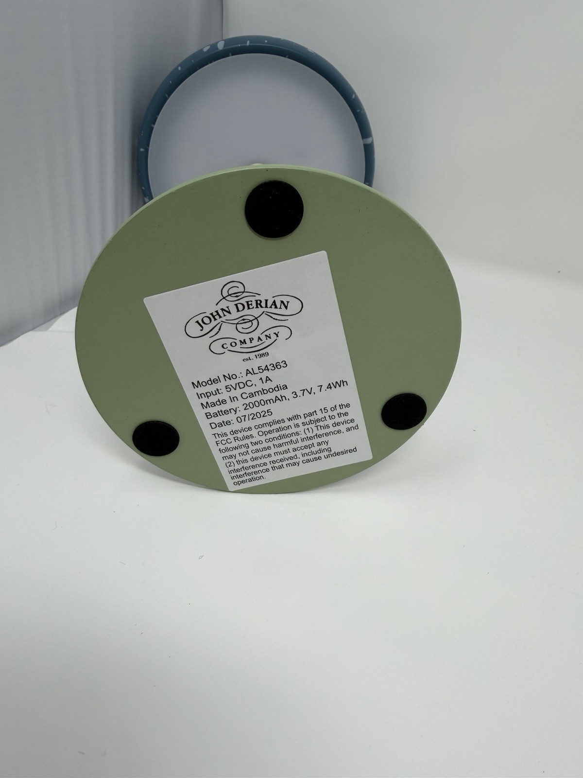 John Derian for Target Mushroom Lamp – Blue 10.5″ – New with Tags