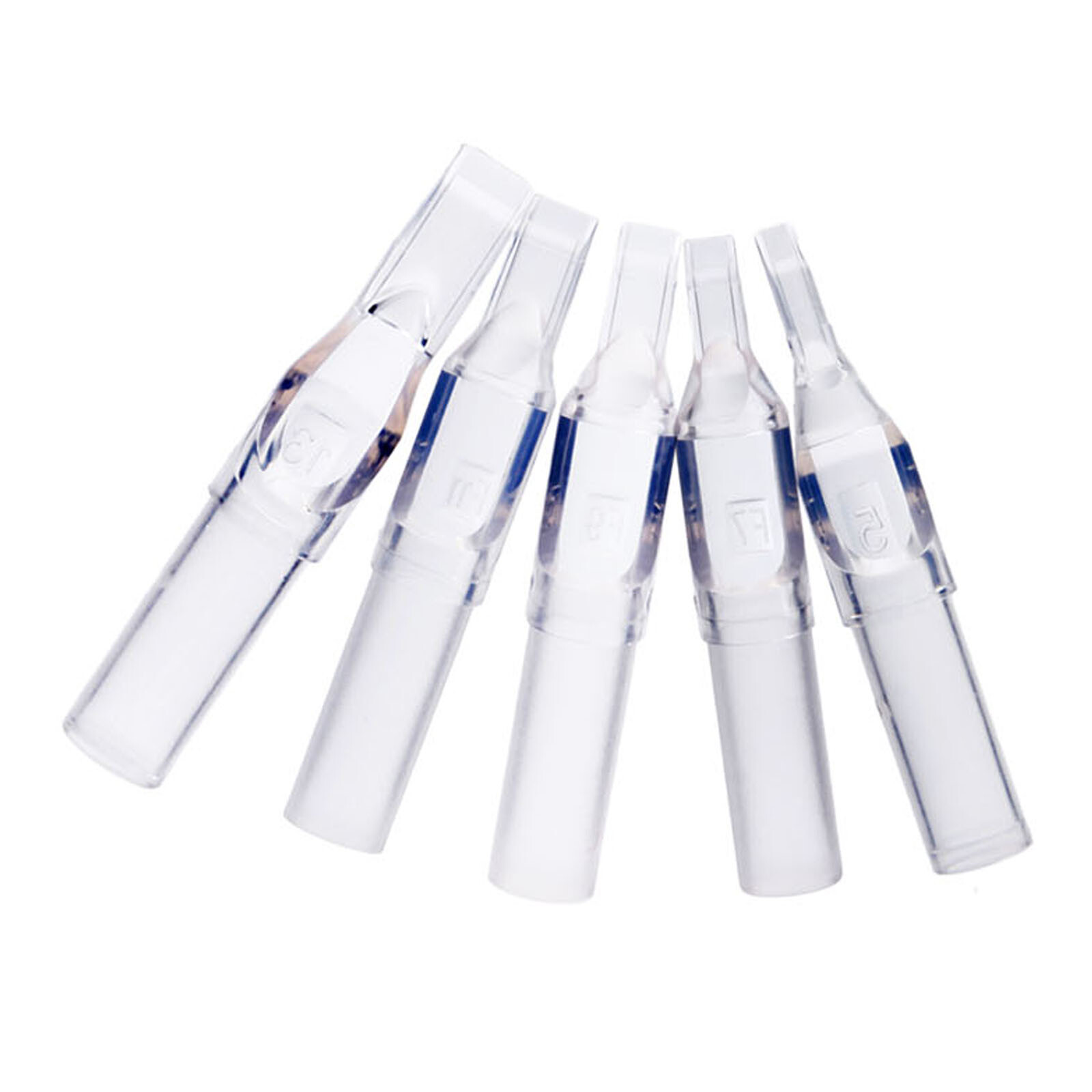 10x Tattoo Disposable Tips Single Use Tattoo Machine Nozzle Needle Tube 20 Type