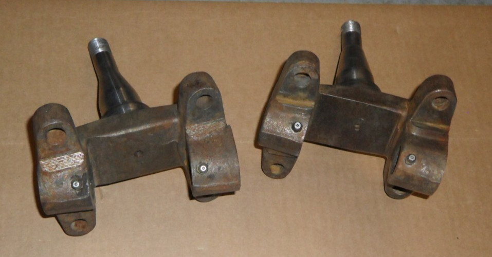 Forged Steel Sprint Car Stock Height Long Stepped Spindle USAC ASCS