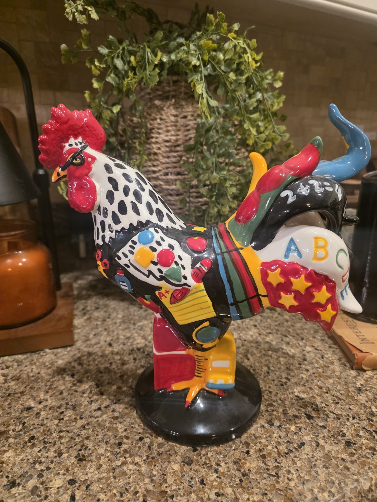 Poultry In Motion HTF Eggceptional #16771 SHARON NEUHAUS Teacher Theme Rooster