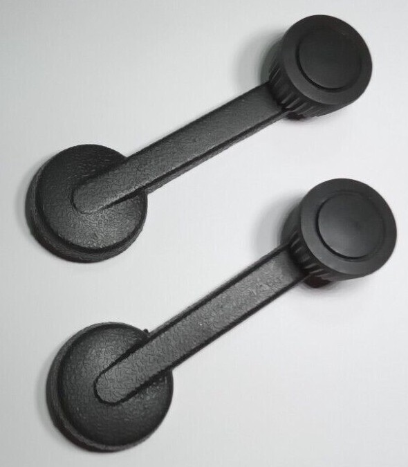 WINDOW WINDER CRANKS HANDLES SET OF 2 VOLKSWAGEN T1 BUG BEETLE 1968-1974