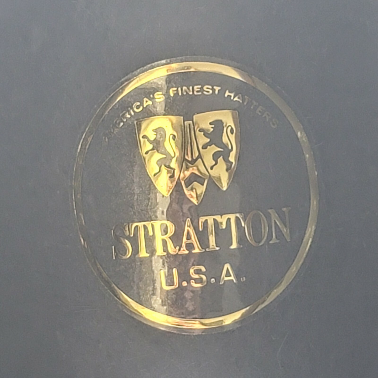 Stratton F42 Felt Self Forming Campaign Sheriff State Trooper Hat Sz 7-3/4 L.O.