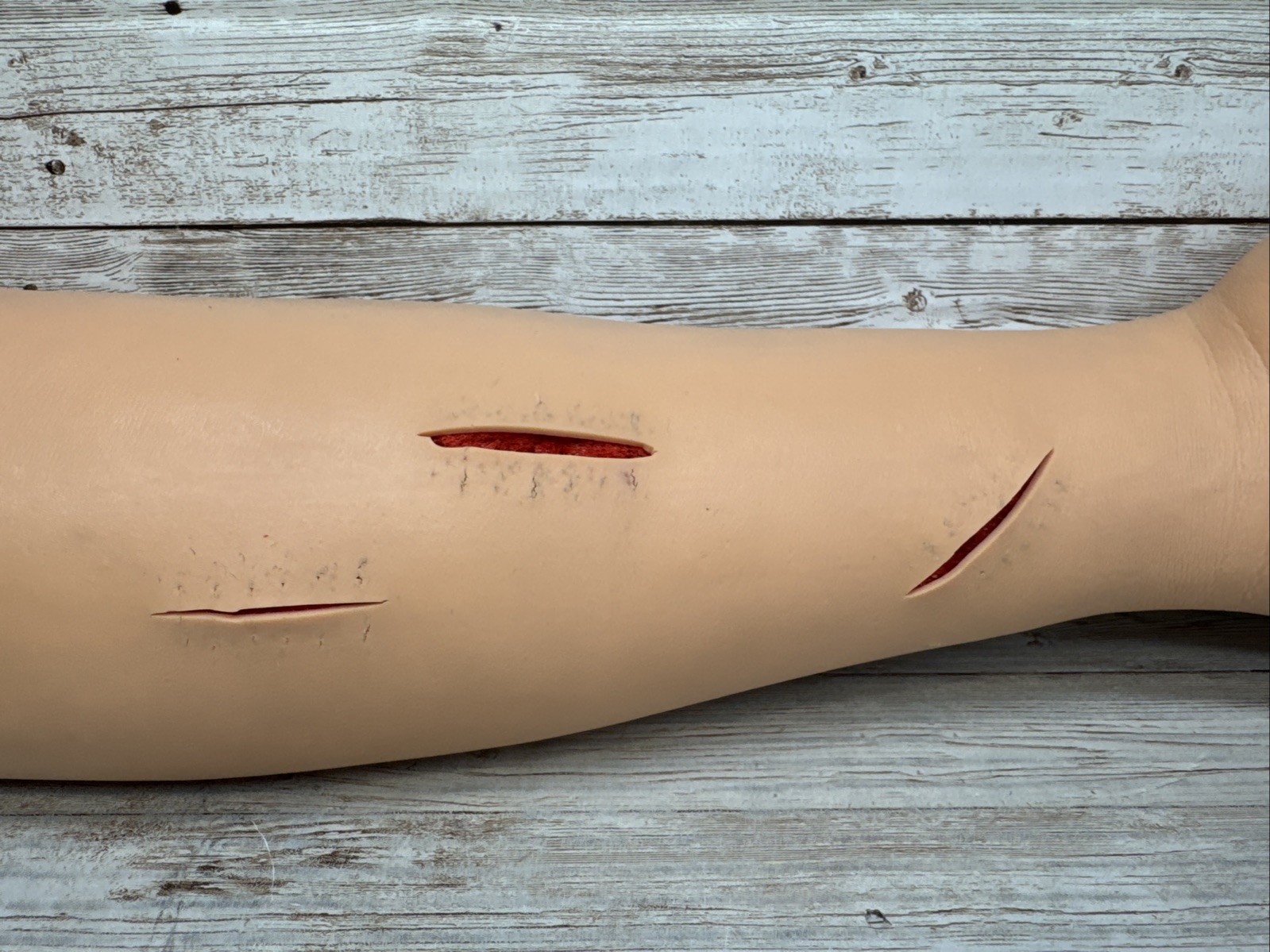 Nasco Life Form Medical Suture Practice Arm Hand USED *See Pictures*