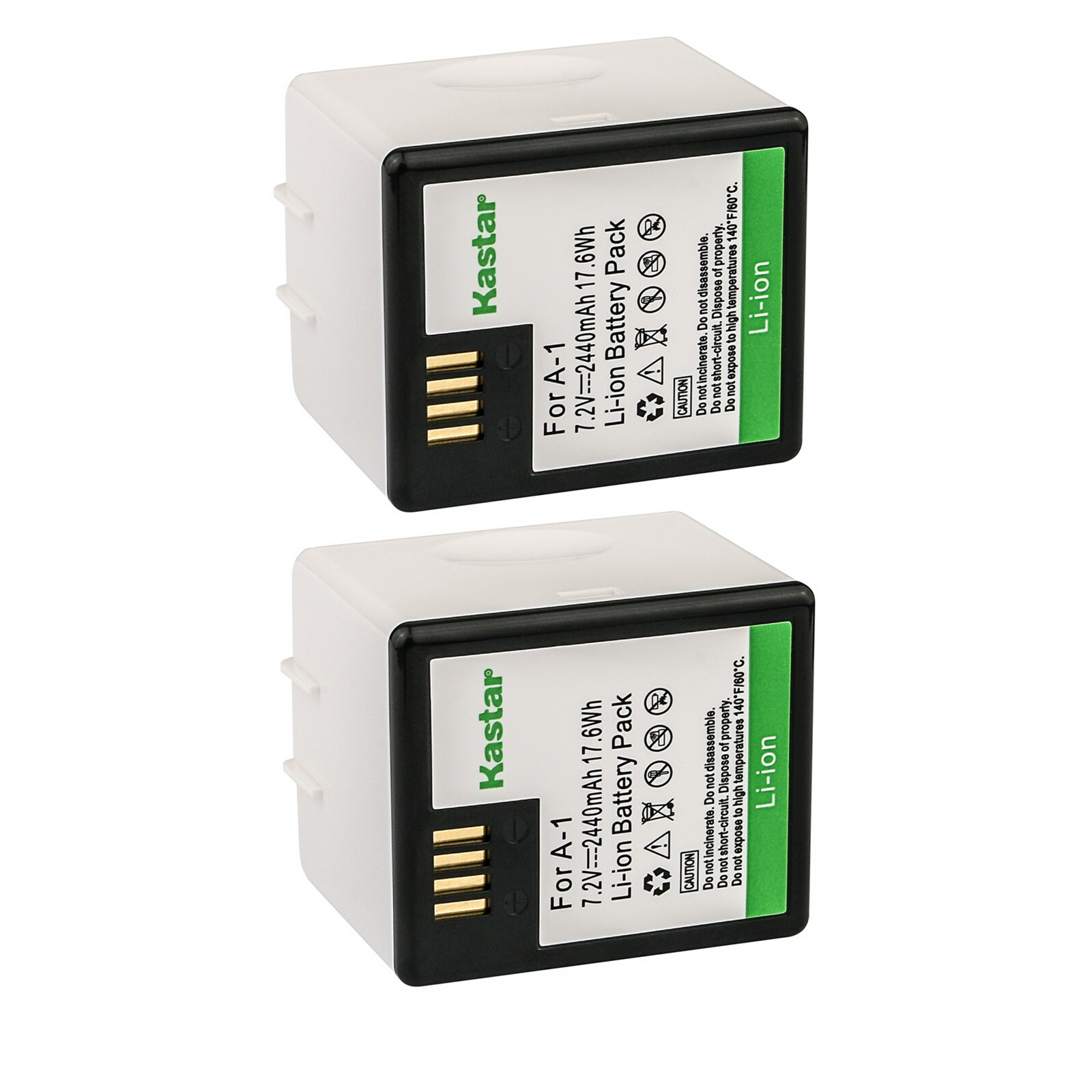 Kastar 2x A-1 Battery For OEM ARLO PRO, PRO 2 VMA4400 Netgear, VMC4030, VMS4230