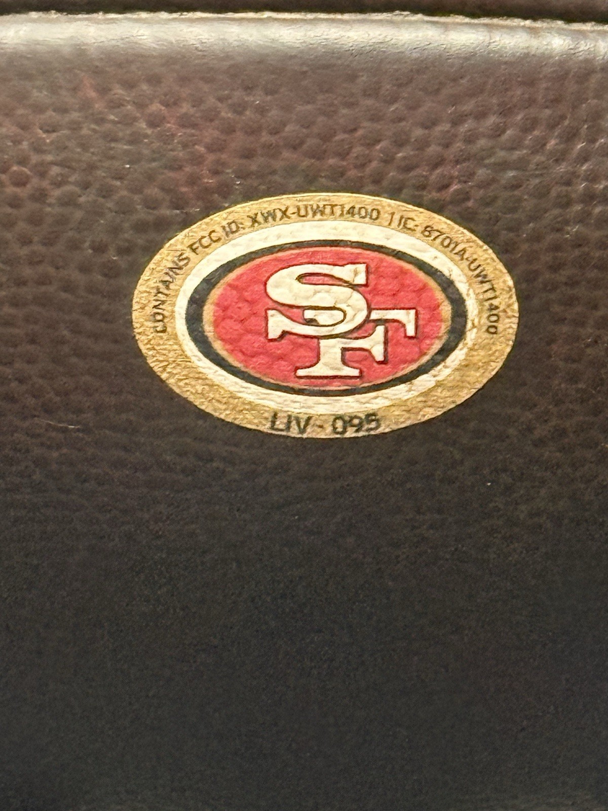 San Francisco 49ers Game Issued Super Bowl LIV Game Ball# 095 w/ 49ers COA