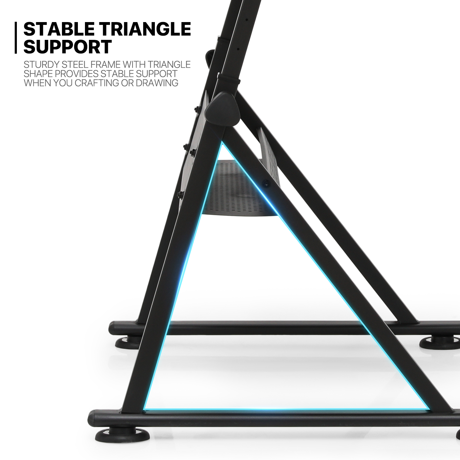 Drafting Drawing Table[STOOL+DRAWER]Adjustable Wood Tabletop Craft Work Station