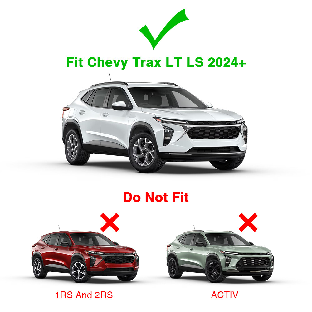 Front Bumper Cover Grille Assembly Kit Complete For Chevy Trax LS LT 2024-2025