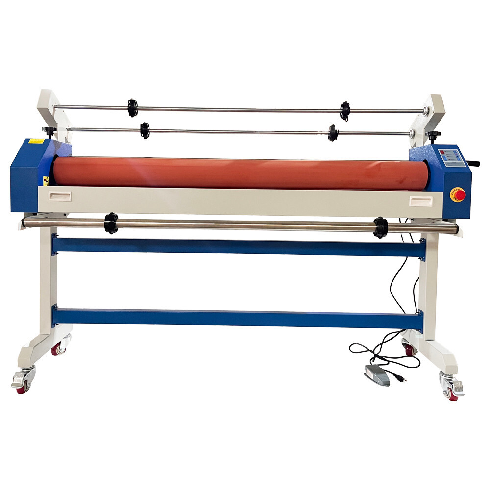63 in Semi-Automatic Cold Laminator Machine 110V Wide Format Laminator Machine