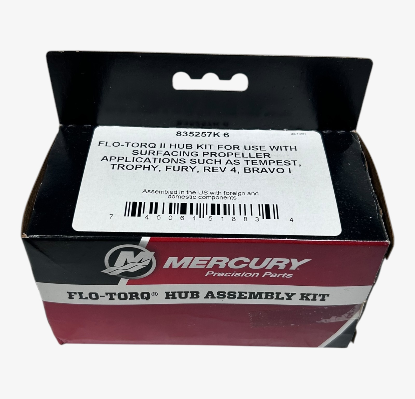 Mercury 835257K6, Flo-Torq II Propeller Hub Kit , OEM