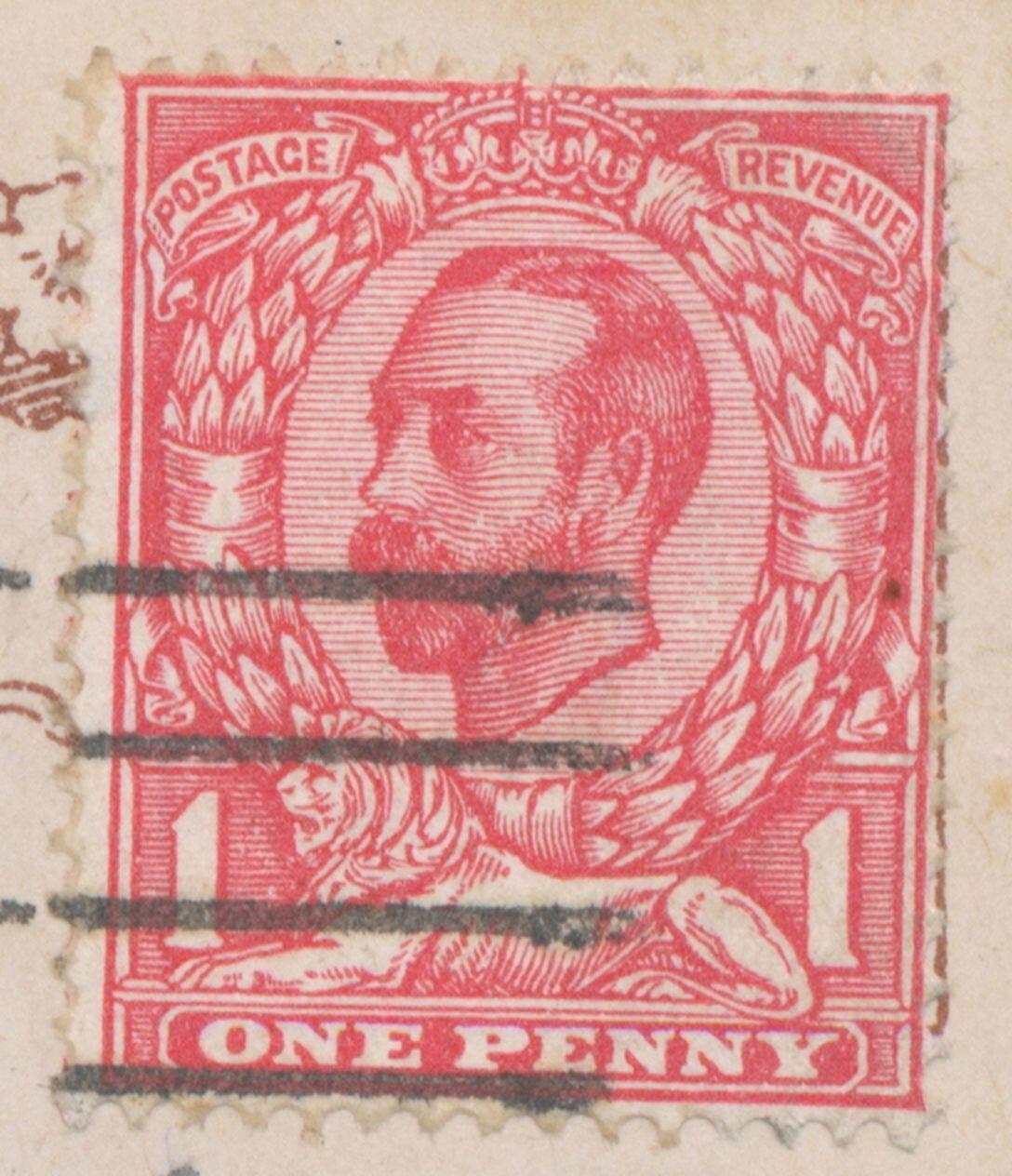 GB 1912, GV 1d red type II on very fine coloured RP postcard (Theatre Royal, MAN