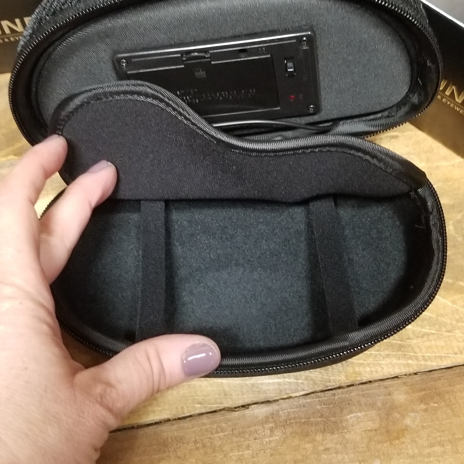 CALLAWAY FT Tunes Sunglasses Case With Built In Portable Music Speaker, Black