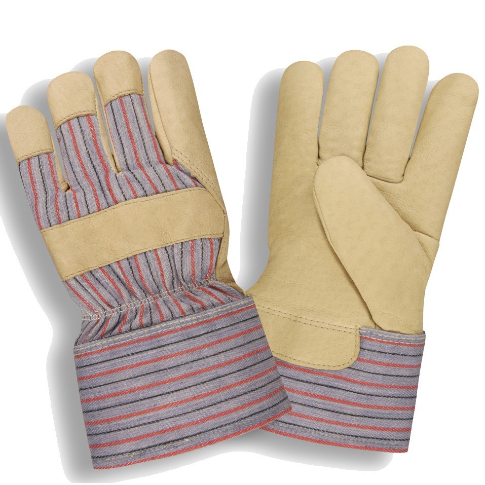 Durable Pigskin Leather Insulated Lined Cold Weather Heavy Duty WORK GLOVES LRG