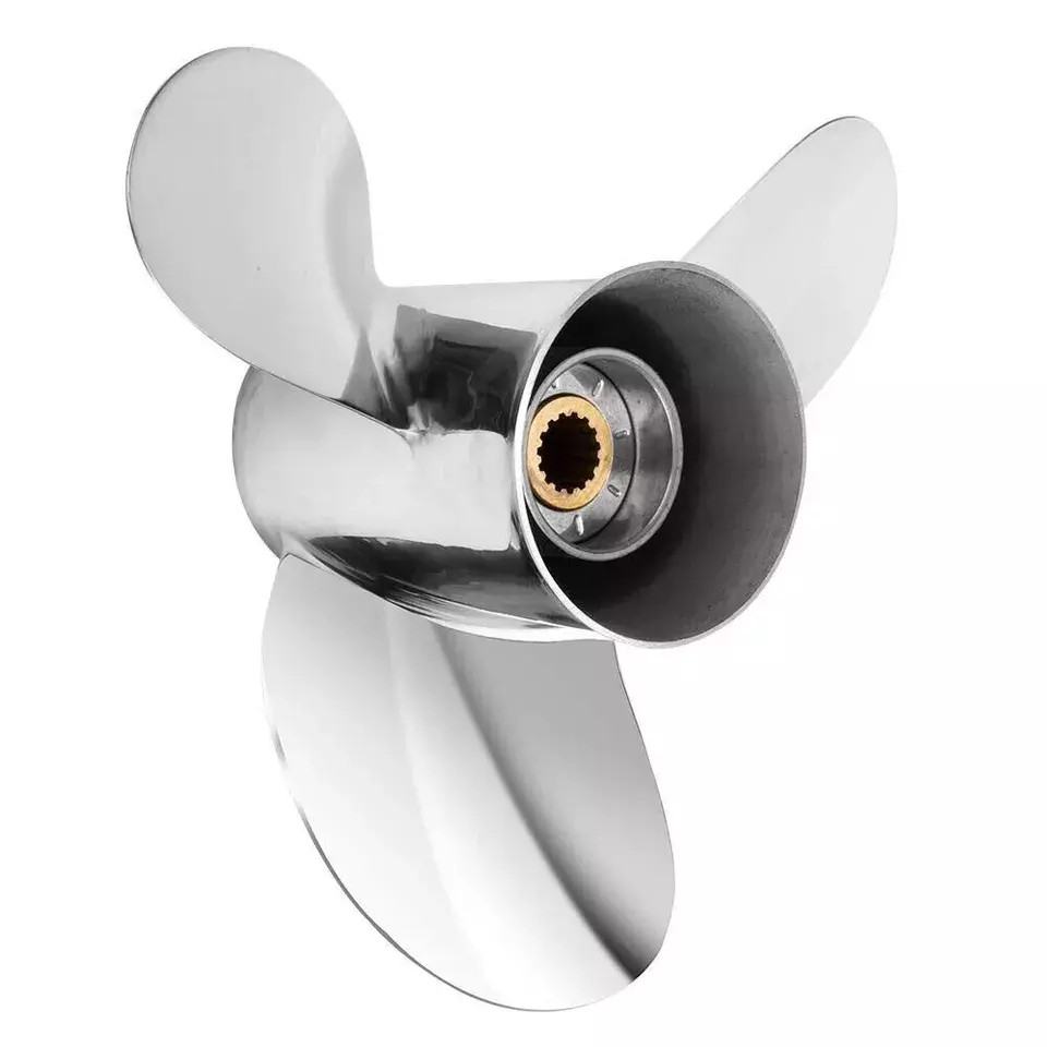 13 1/2x17 Boat Propeller stainless for Yamaha Outboard 60-115HP 15Spline 13.5x17