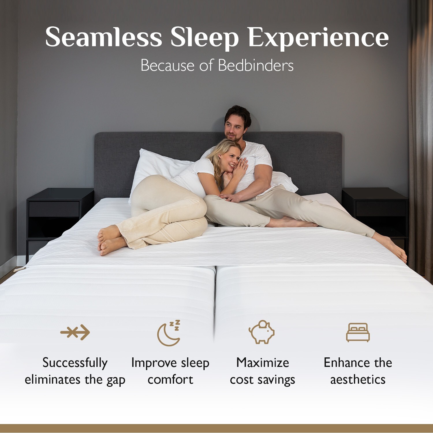 Bed Bridge ** Bedbinders | Bed Gap Filler and Mattress Gap Filler – Twin to King