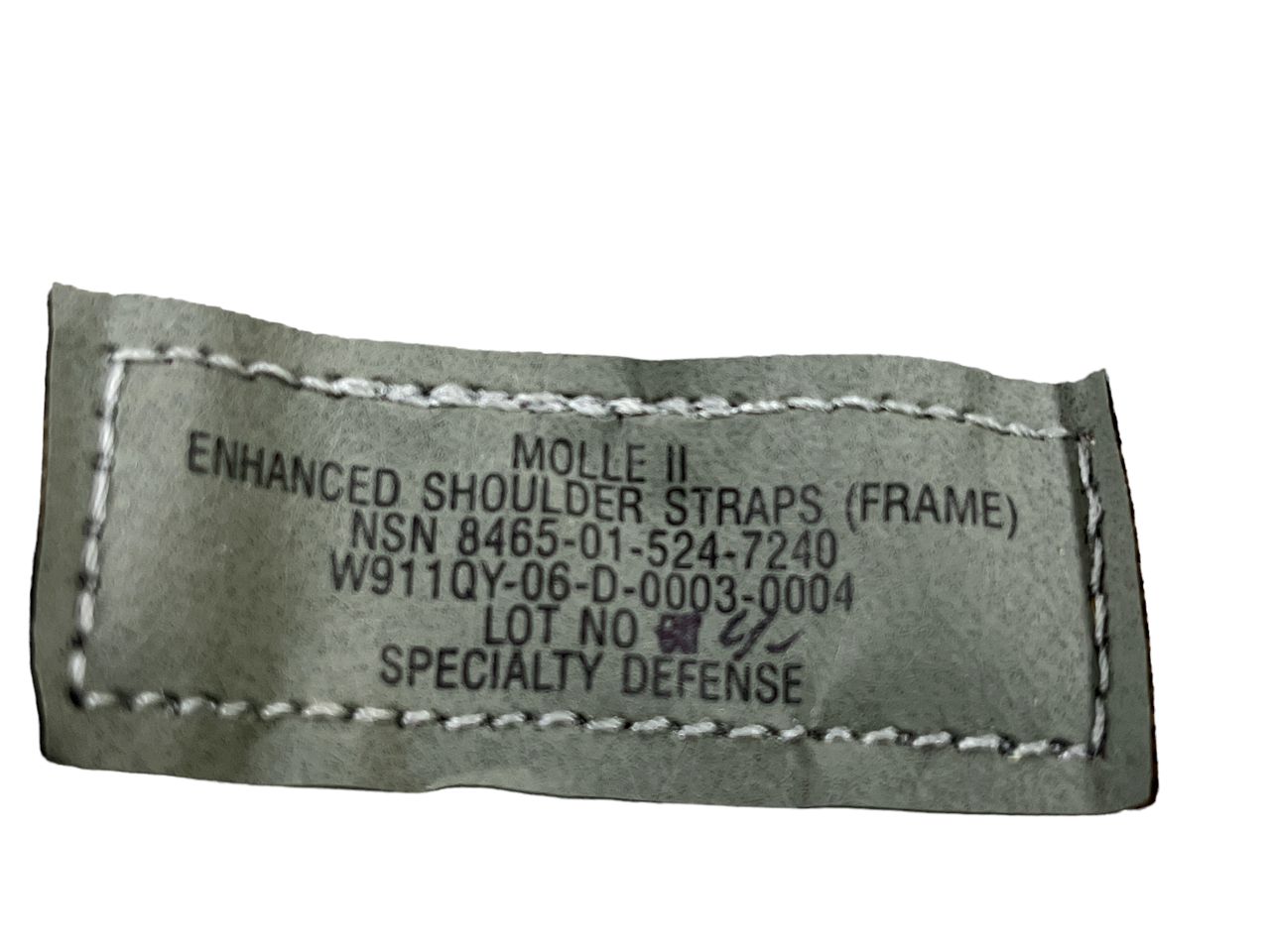 ACU Enhanced Shoulder Straps Molle II Rucksack ~NO CUT STRAPS, TEARS, or RIPS~