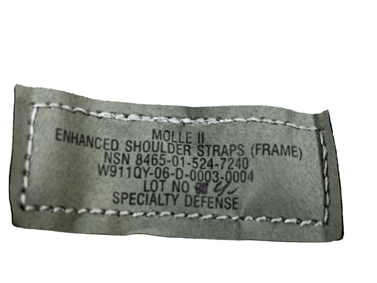 US MILITARY MOLLE ENHANCED FRAME SHOULDER STRAPS w/ QR ACU for Large Rucksack