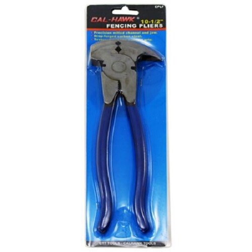 NEW Fence Pliers 10.5" In Multi Purpose Wire Cutter Fence Hammer Heavyduty Tool