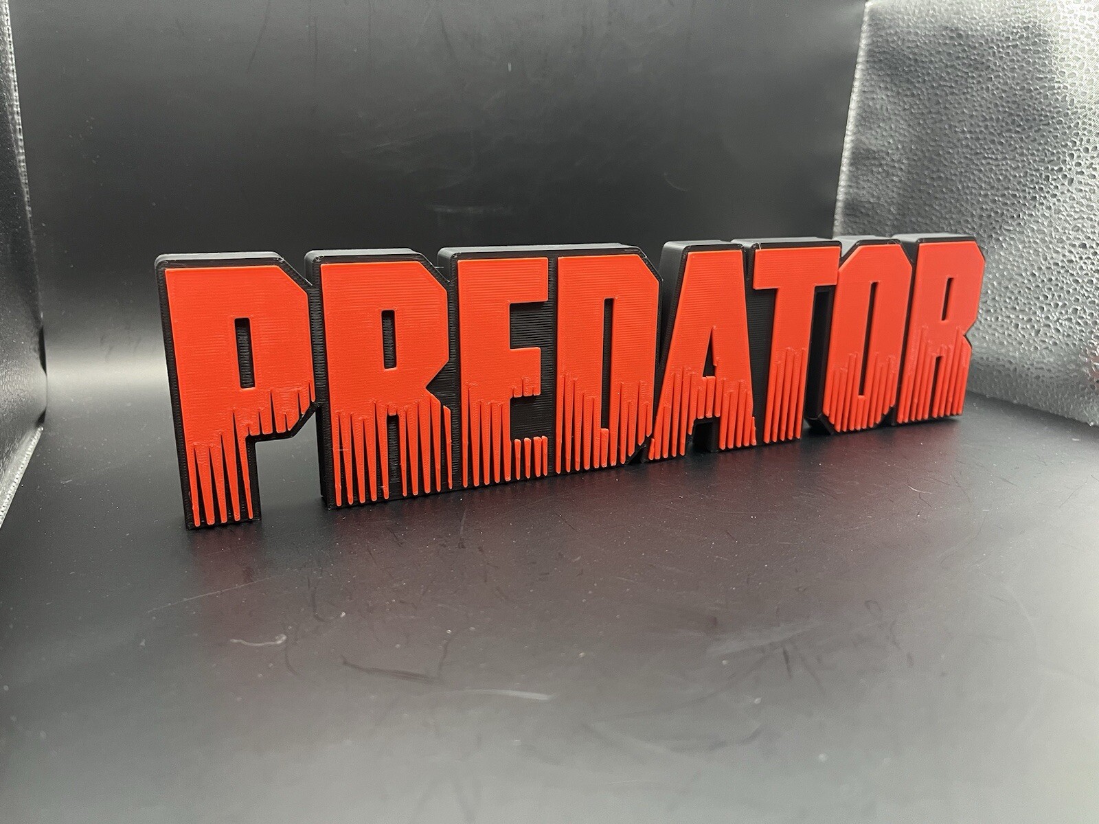 Predator Movie Logo Sign Display | 3D Wall Desk Shelf Art