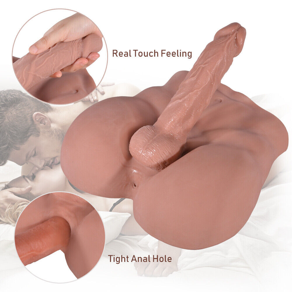 Huge Lifelike Dildo Sex Doll Male Body Torso Adult Sex Toy Big Penis For women-x