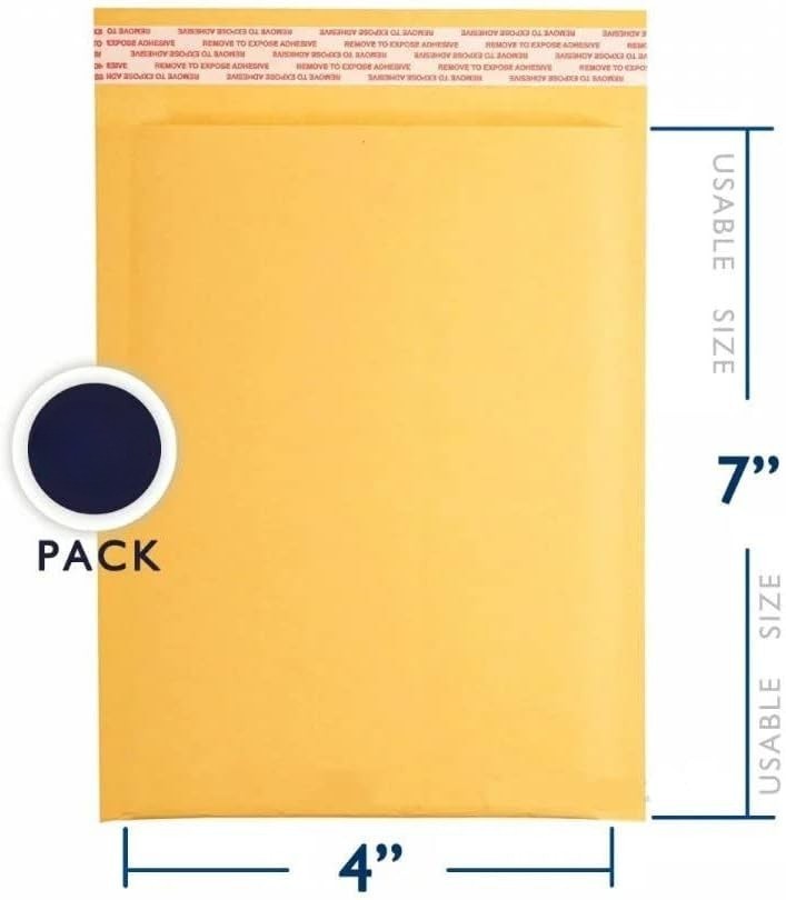 All Sizes 1-500 Karft Bubble Mailers Padded Envelopes Shipping Mailing Bags
