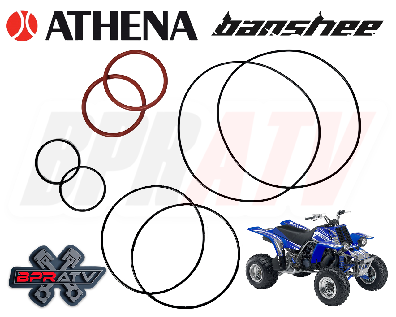 Athena Banshee Cool Head 68mm Big Bore Cylinders Domes Orings O-rings O-ring Kit