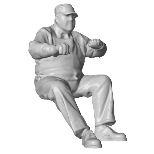 ENGINEER & FIREMAN Resin Print 1/87 HO Scale SET OF 9