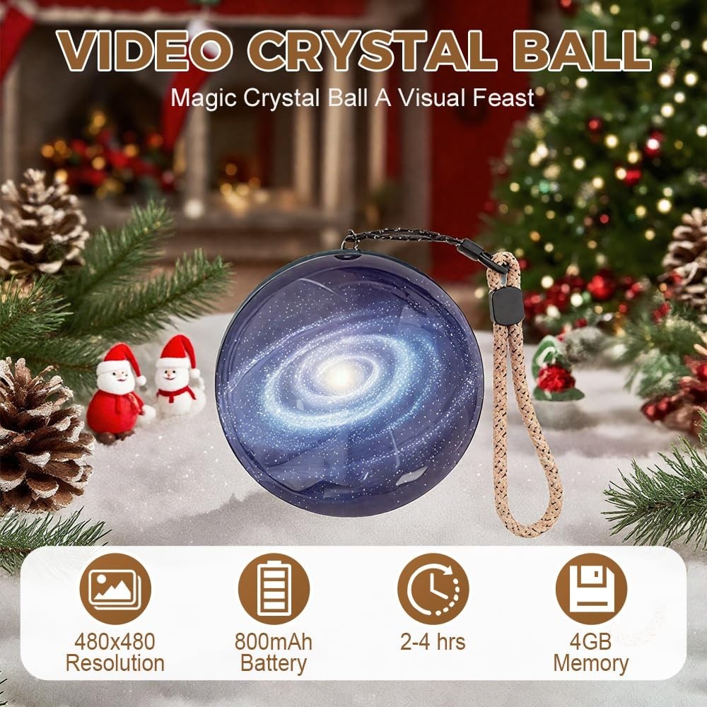 2025 Upgraded Memory Orb, 3D Ultrasound Memory Sphere Ball Video Player