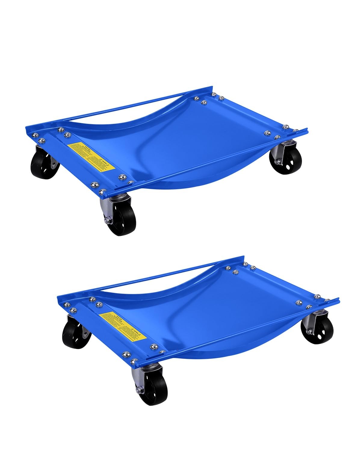 2/4PC Heavy Duty Car Wheel Dolly Set –2500 lbs Each Tire Skate with 3.5" Casters